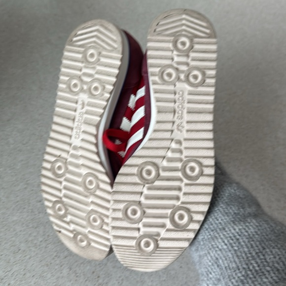 Red suede and nylon adidas sl 72 - Picture 3 of 5